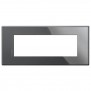 Plate Bticino Axolute Air 6 modules anthracite HW4806HS