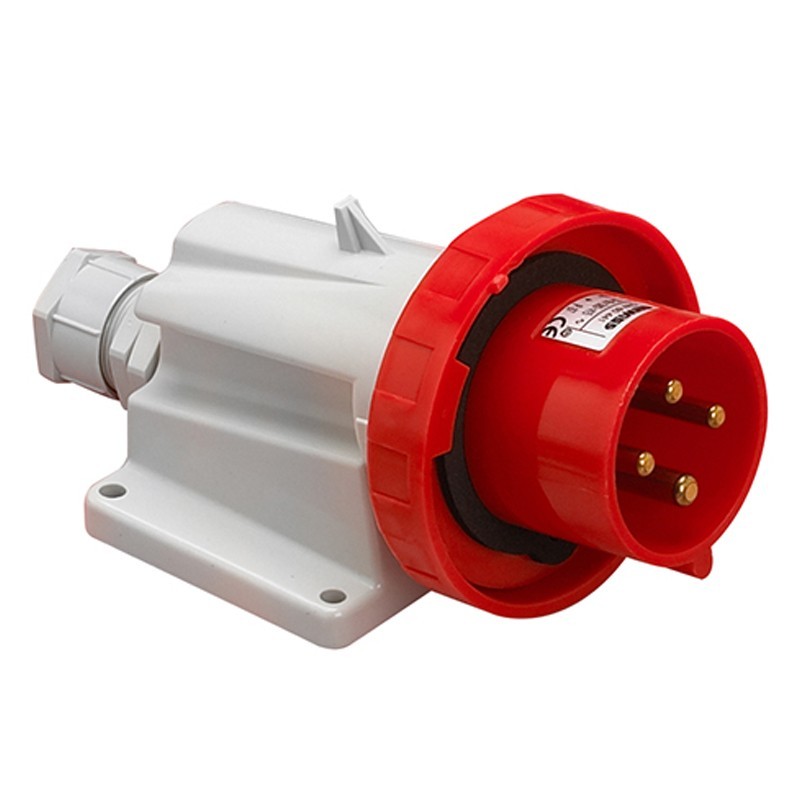 Spina Fissa CEE Gewiss da parete 90 Gradi 3X32A+T 400V GW60441