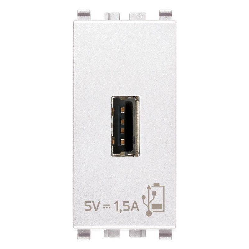 Vimar Eikon 5V1,5A USB plug White 20292.