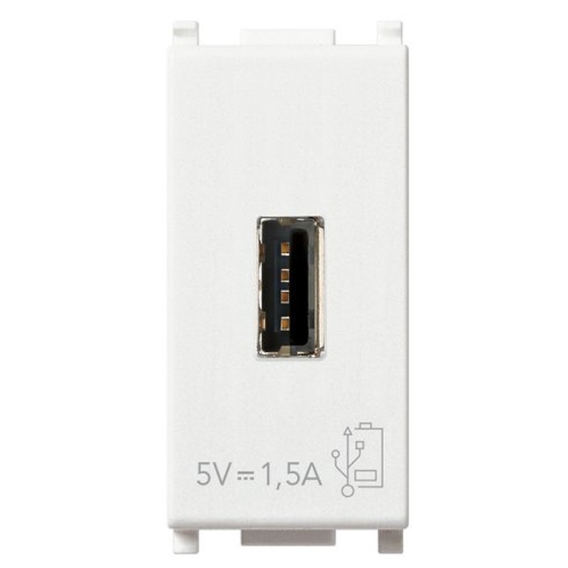 Vimar Plana 5V1.5A White 5V1.5A USB Socket 14292