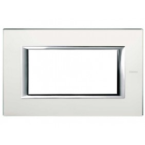 Bticino Axolute Plaque 4 Modules Miroir Acidé...