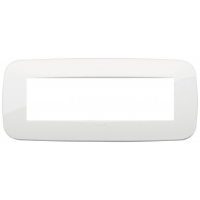 Placca Vimar Arke Round 7 Moduli bianco 19687.84