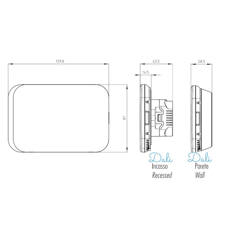 Geca DALI 312 WIFI 33122673 Wall thermostat Geca DALI 312 WIFI 33122673