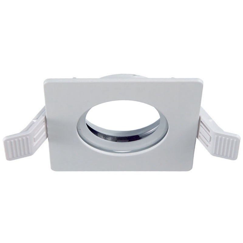 Duralamp Square recessed spotlight white IP65 ZKR65QB