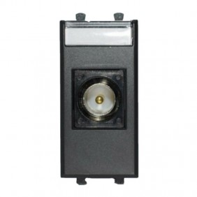 Outlet Ave Tekla TV/SAT, direct black 1 module 445096IM