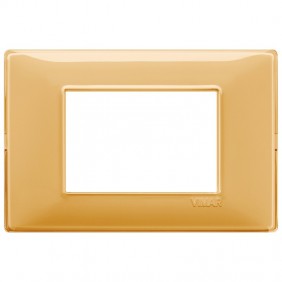 Vimar Plana Plate 3 modules Reflex amber 14653.43