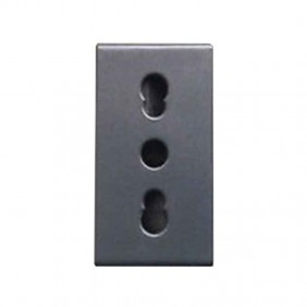 Two-Pin Socket 10/16A for switch range Ave Noir...
