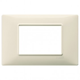 Vimar Plana placa 3 modulos color beige 14653.03