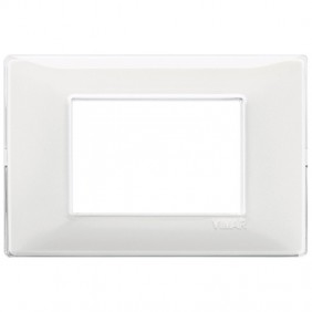 Vimar Plana placa 3 módulos color nieve 14653.41