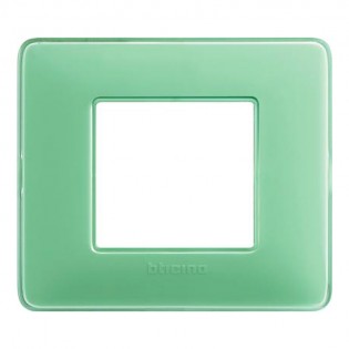Plaque De Prise - BTicino - Matix AM4819MSL - 2 Modules - Argent