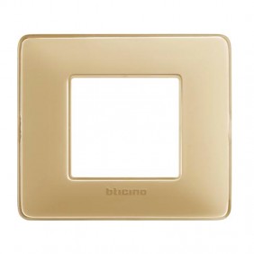 Placa Bticino Matix 2 módulos marfil AM4802CAV