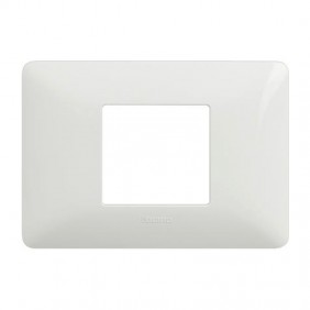 Bticino Matix Plate 2 Modules centered white...