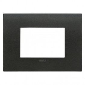 Plate Vimar FIT 3 modules matt graphite 19953.01