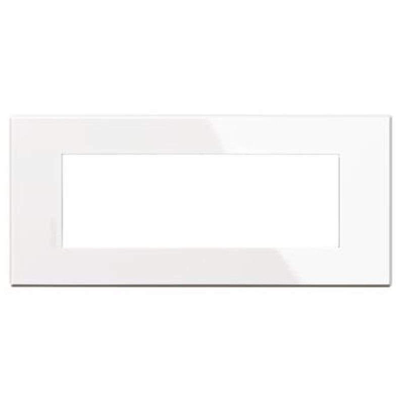 Plaque Bticino Axolute Air 6 modules blanc HW4806HD