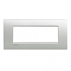 Bticino Livinglight placca AIR 7 moduli grigio...