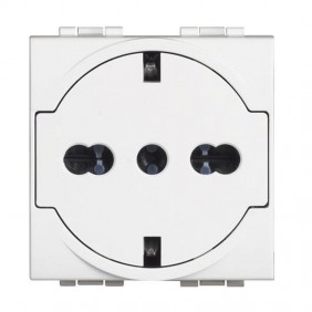 Bticino LivingLight FLAT Schuko-Steckdose mit...