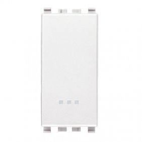 Vimar Eikon pushbutton white 1P NO 10A...