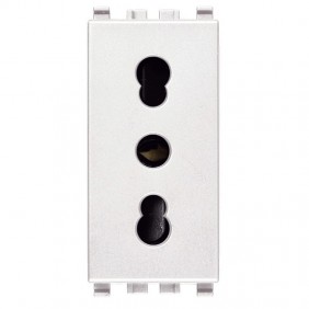 Vimar Eikon two-pin socket white 2P+E 10/16A...