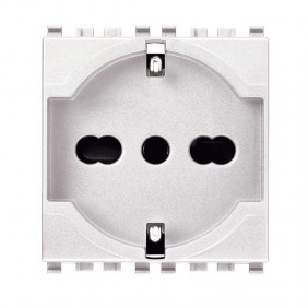 Presa schuko universale Vimar Eikon bianco 2+T...