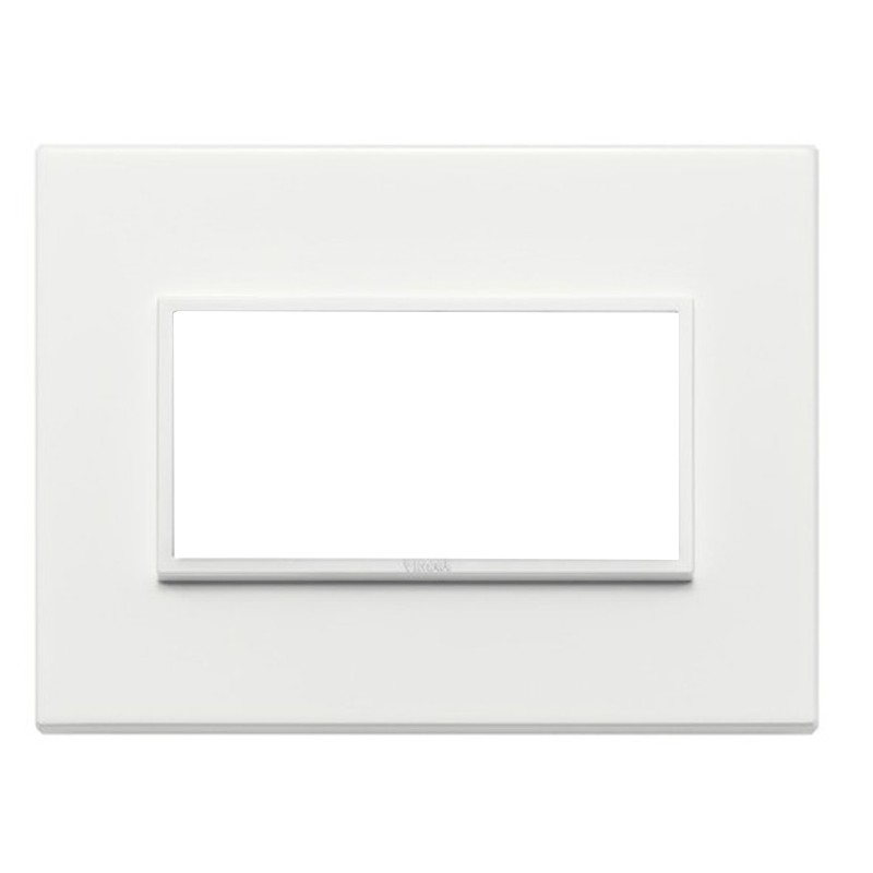 Placca 4 moduli Vimar Eikon EVO Bianca Totale 21654.17