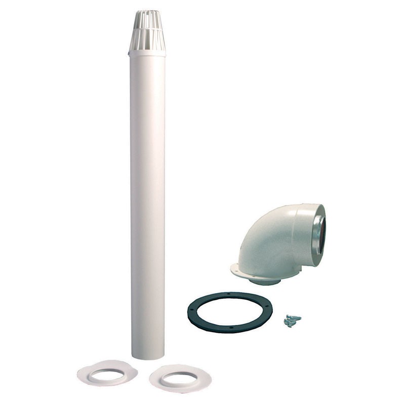 Tuyau coaxial avec borne Baxi pour évacuation des fumées KHG71405961