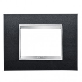 Gewiss Chorus placca LUX 3P ardesia GW16203VA