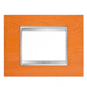 Placa Gewiss Chorus LUX 3P color cereza GW16203LC
