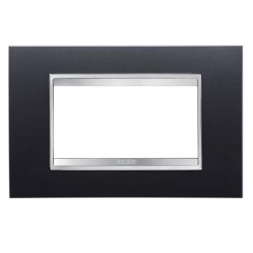 Gewiss Chorus Abdeckrahmen LUX 4P schiefrig...