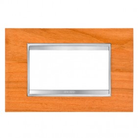 Gewiss Chorus placca LUX 4P ciliegio GW16204LC