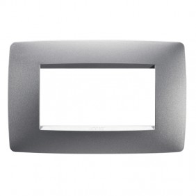 Gewiss Chorus plate ONE 4P titanium GW16104VT