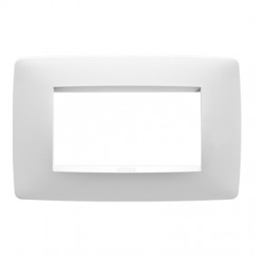 Placa Gewiss Chorus ONE 4P blanco GW16104TB