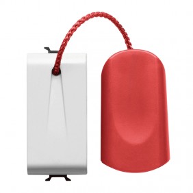 Pulsante a tirante Gewiss di colore bianco 1p...