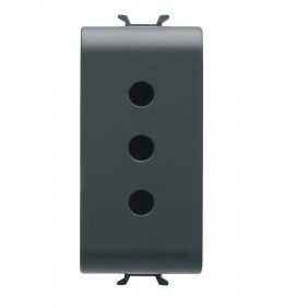 Gewiss Chorus Socket 10a small anthracite GW12201