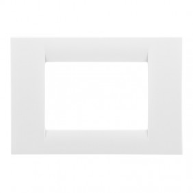 Placa Sistema Gewiss blanco 3 módulos GW22103