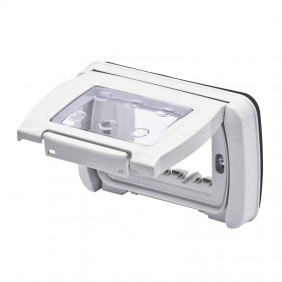 Placa estanca sistema Gewiss gris ip55 3...