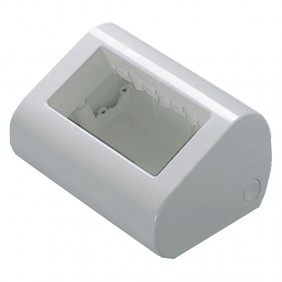 Contenedor de mesa Gewiss 4 plazas blanco GW24018