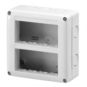 Caja mural Gewiss con 8 posiciones para la...