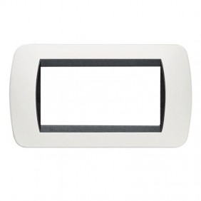 Bticino Living International placa 4 módulos...