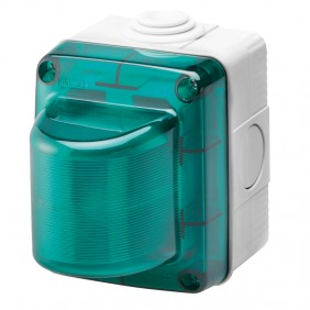 Caja de señalización Lámpara verde Gewiss E14...