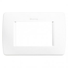 Bticino Luna plate 3 modules white C4803BN