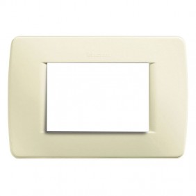 Bticino Luna Plate 3 Modules ivory C4803av
