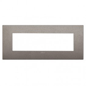 Placca Vimar Arke classic 7 Moduli titanio matt...