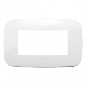 Placca Vimar Arke Round 4 Moduli bianco 19684.84