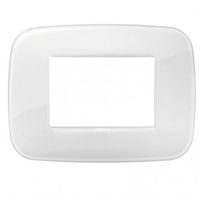 Plate Vimar Arke round 3 modules reflex ice...