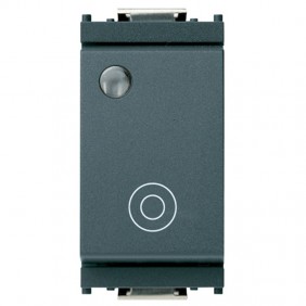 Vimar Idea 10A heller Taster grau 1PNO 16090