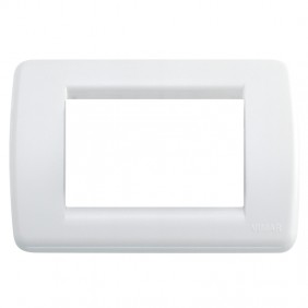 Vimar Idea Rondò plate 3 modules bright white...