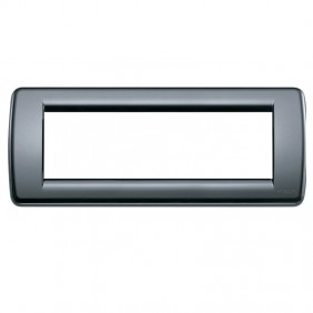 Vimar Idea Rondò plate 6 modules graphite grey...