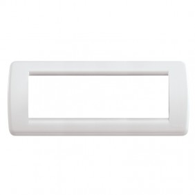 Vimar Idea Rondò plate 6 modules bright white...