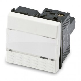 Master Mix pulsante portanome 1P 16A bianco 21040