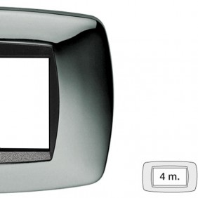 Placa Master Modo 4 módulos cromo 39TC224